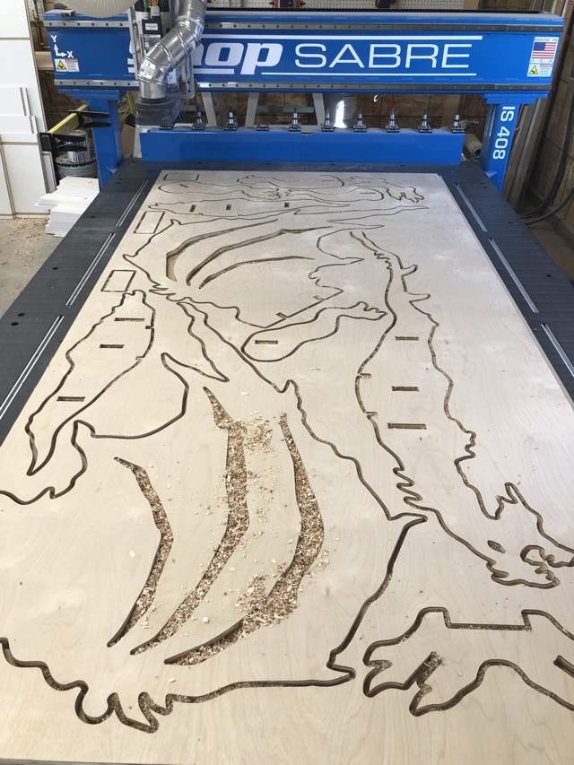 CNC Wood Cutting Image